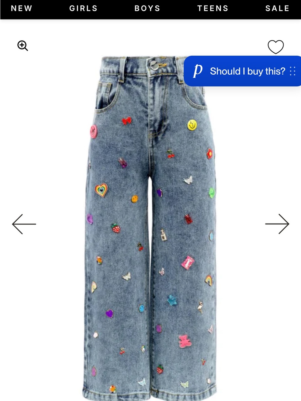 Lola + The Boys cutie charm jeans